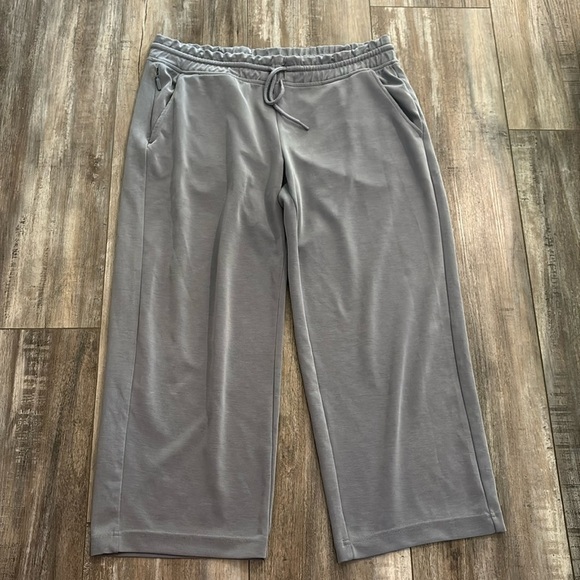 Athleta Blue Wide Leg Pants - Picture 1 of 5